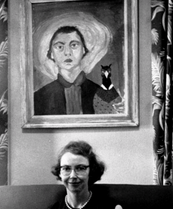 Flannery O'Connor, ritratto.