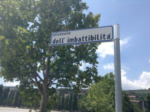 Piazzale dell'imbattibilità a Pian di Massiano