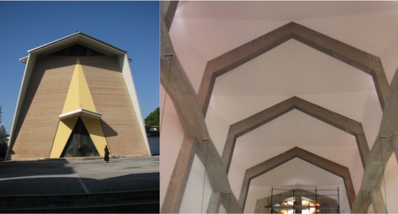 Esterno ed interno della chiesa di S. Maria di Colle di Perugia