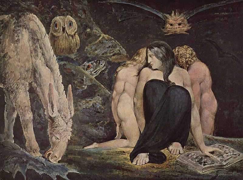 William Blake, "Ecate", 1795, Londra, Tate Gallery