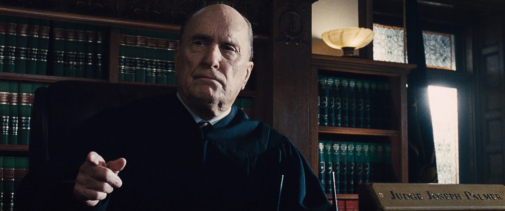 Robert Duvall sul set di "The Judge" di David Dobkin, 2014