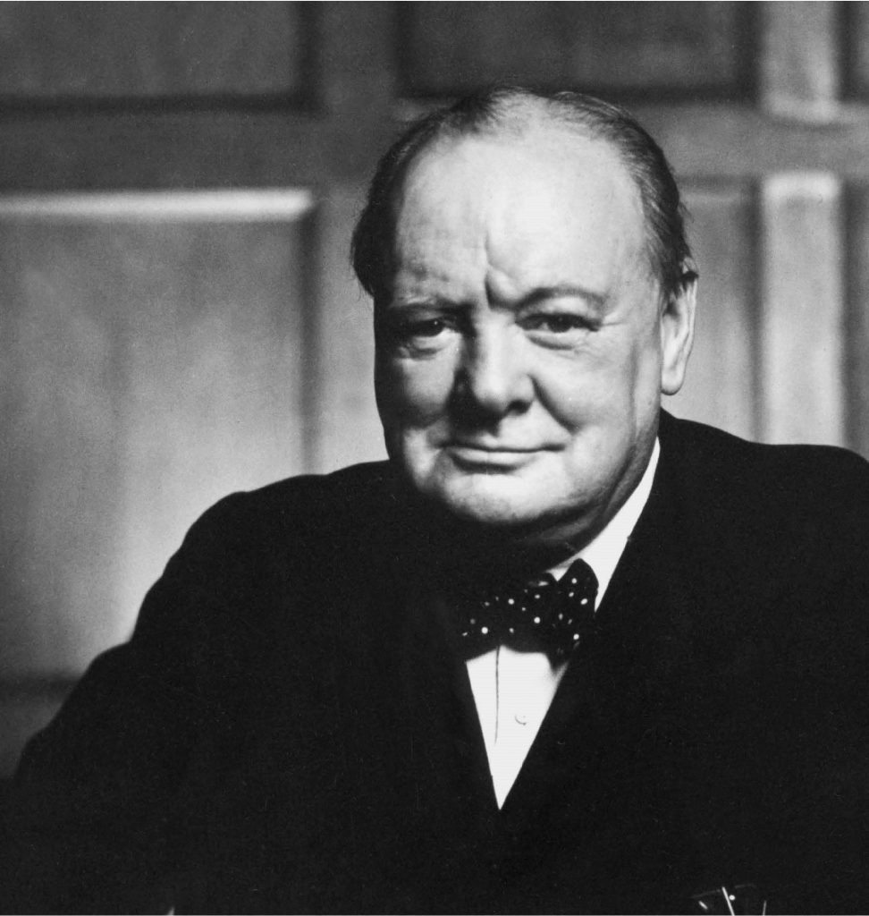 Il politico inglese Winston Churchill (1874-1965)