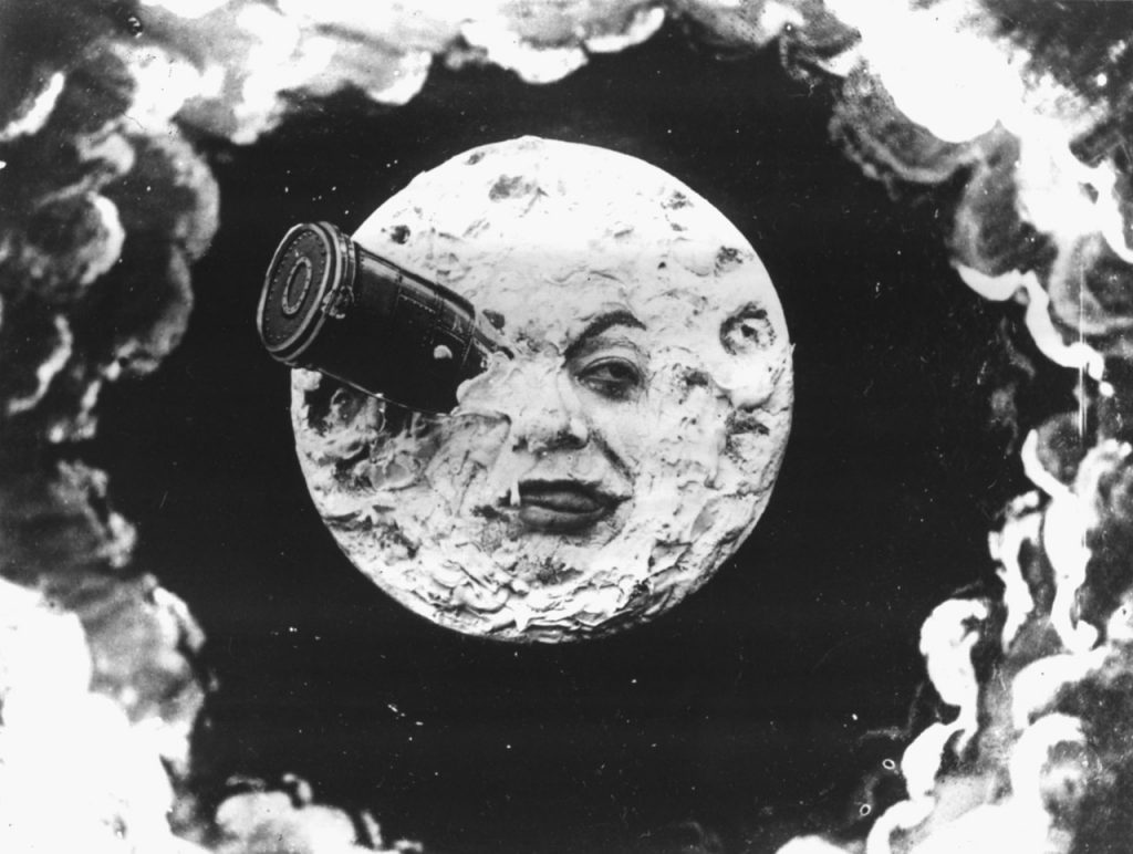 La scena simbolo di Viaggio nella luna di Georges Méliès (1902)