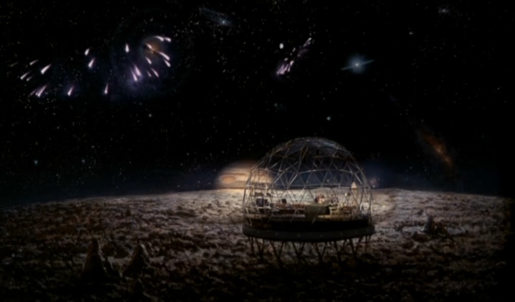Il pianeta Tralfamadore come venne realizzato dal regista George Roy Hill in "Mattatoio 5", adattamento cinematografico di "Mattatoio n.5" di Kurt Vonnegut