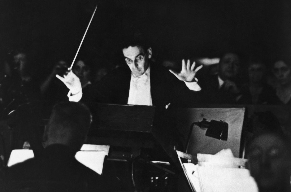 Il direttore d'orchestra Otto Klemperer