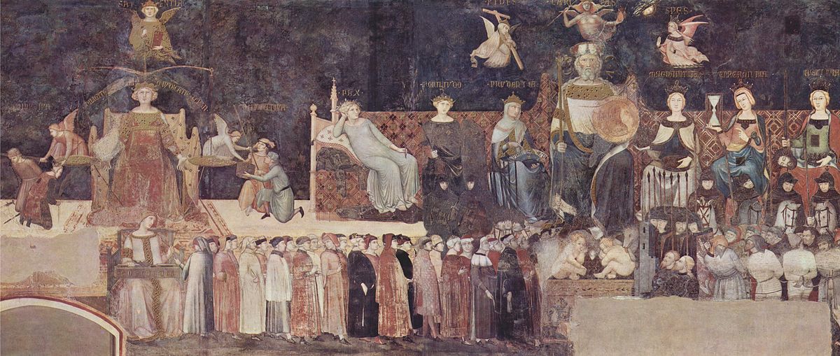 "Allegoria del Buon Governo2 di Ambrogio Lorenzetti (1338-1340)