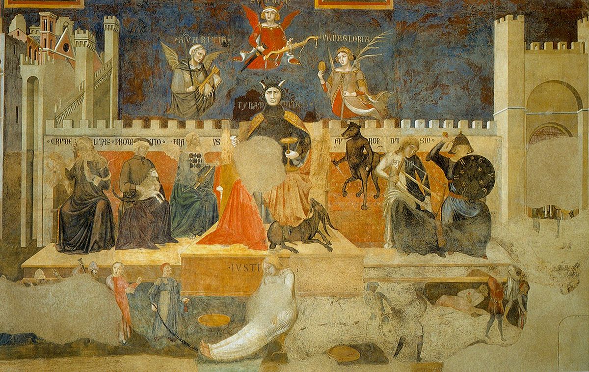 "Allegoria del Cattivo Governo" di Ambrogio Lorenzetti (1338-1340)