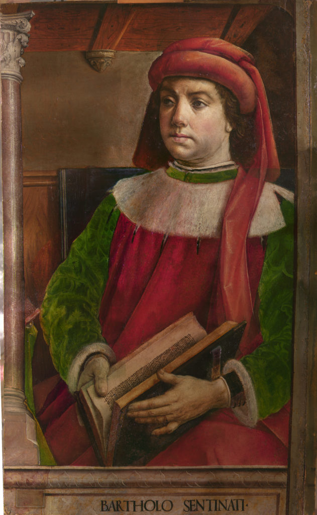 Ritratto di Bartolo da Sassoferrato di Giusto di Gand (1472-1476)