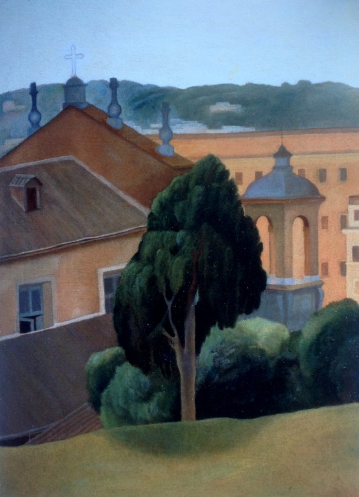 "Veduta di Roma" di Antonio Donghi (1925)