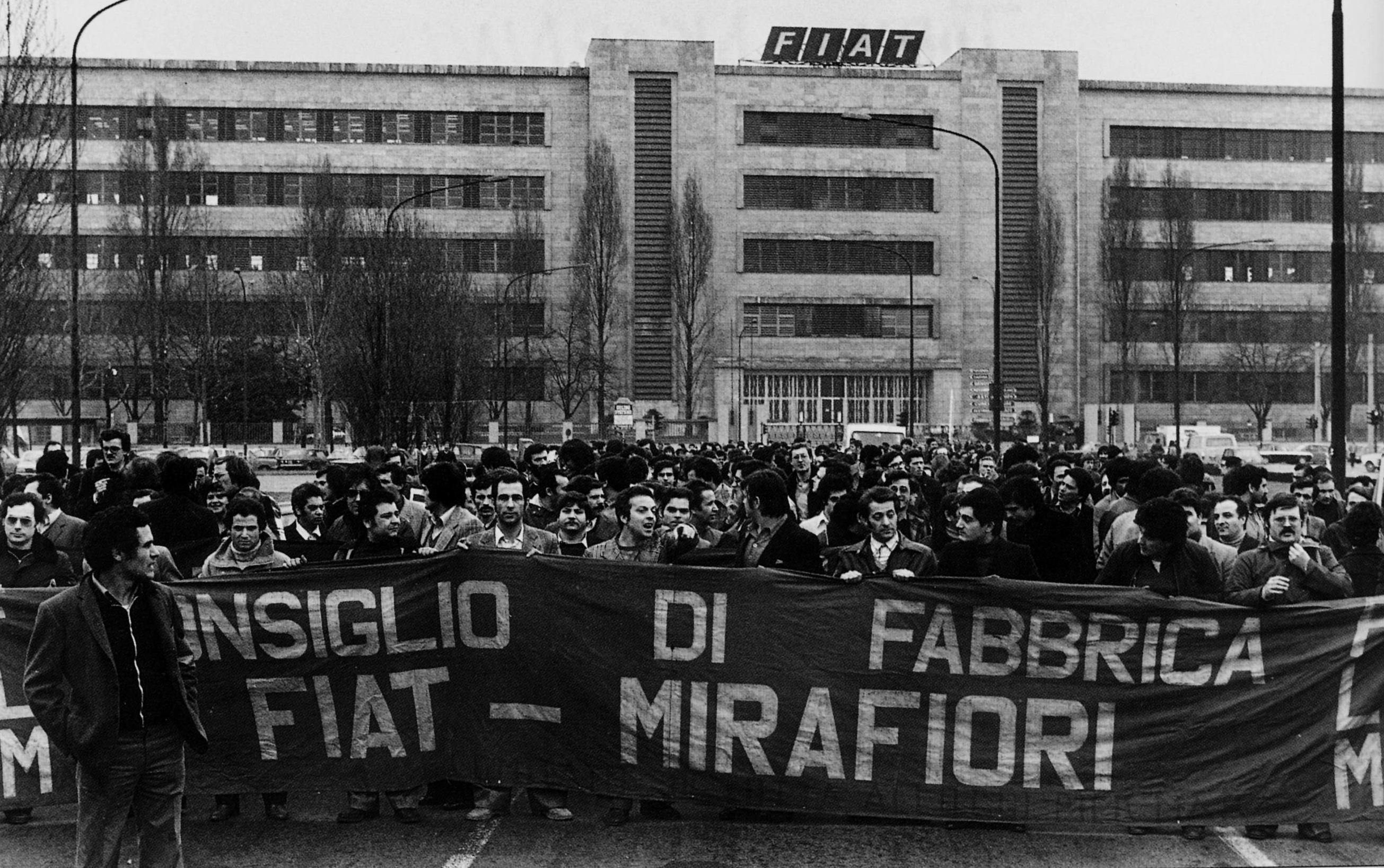 Movimento operaio nel 1969 a Mirafiori
