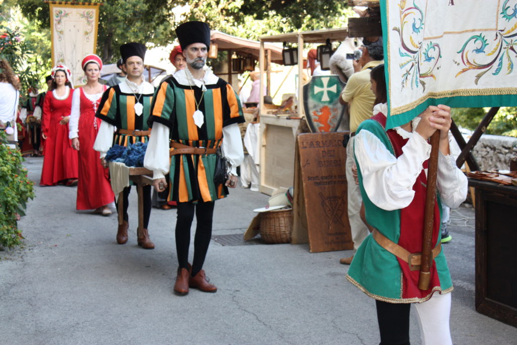 Corporazio delle Arti e dei Mestieri al Corteo del Gonfalone di Corciano del 2014