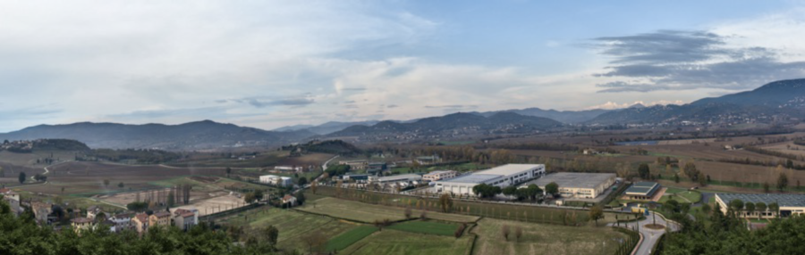 The Cucinelli factories in Solomeo