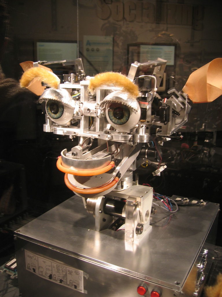 Il robot Kismet, fine anni '90, Museo del MIT