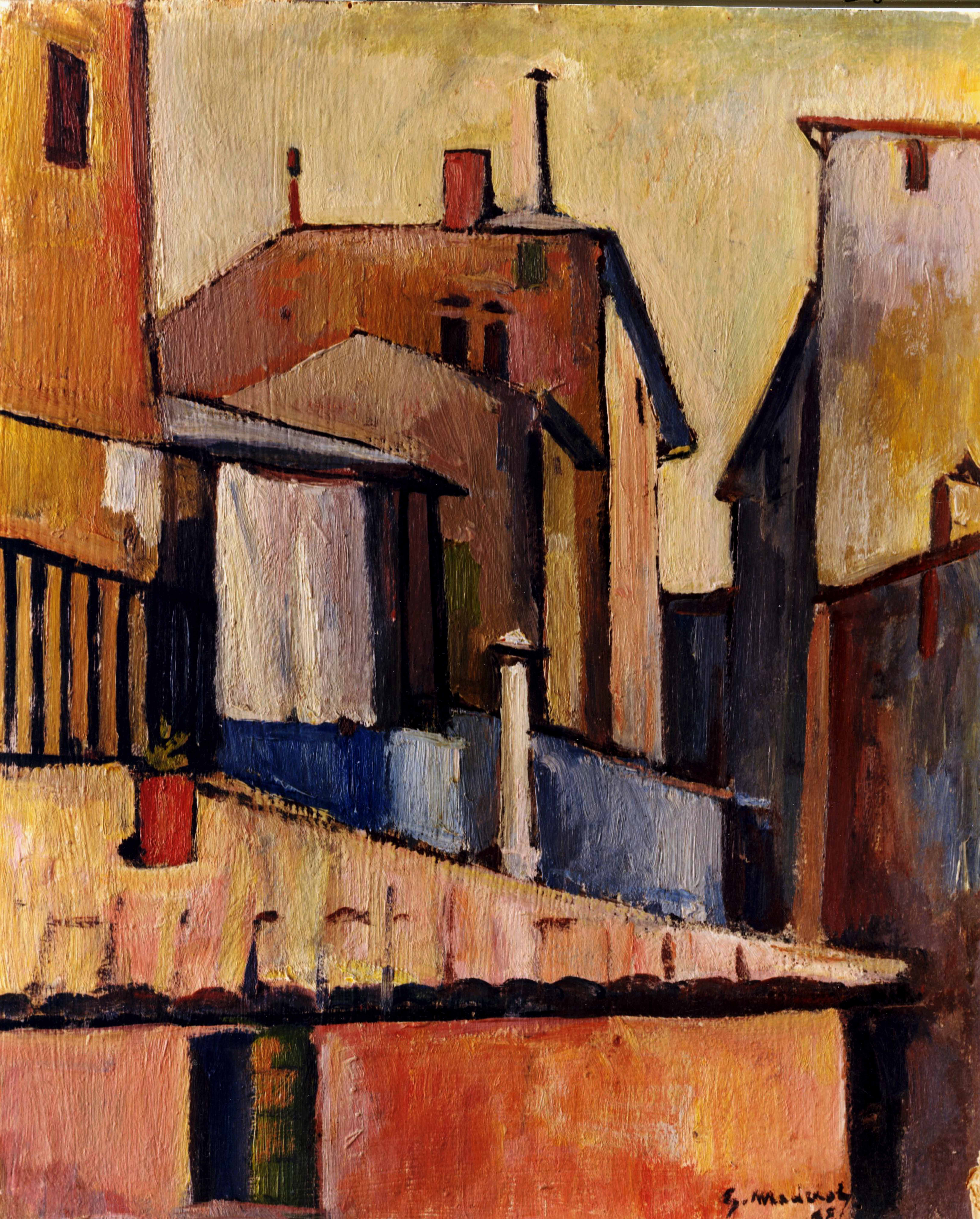 Giorgio Maddoli, "Via Vincioli, Perugia" (1948)