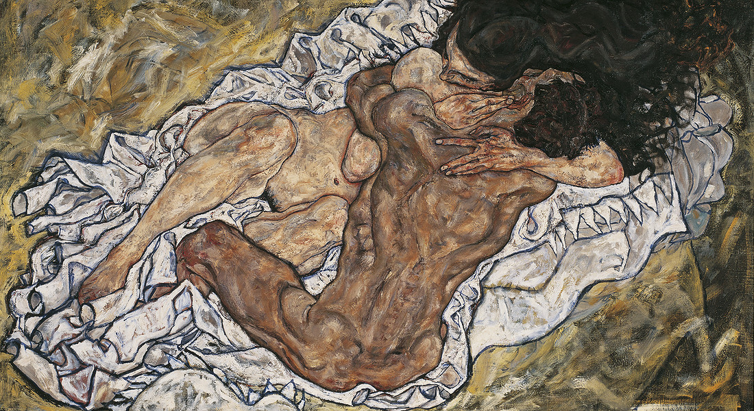 Egon Schiele, L'Abbraccio (1917)