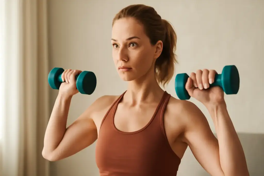 Allenamento con piccoli pesi: i benefici sorprendenti per braccia e spalle più toniche